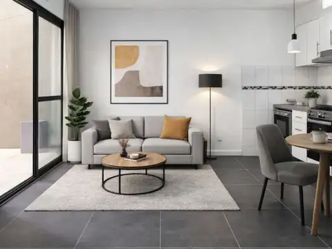 Depto Tipo Casa 2 ambientes con 1 baño