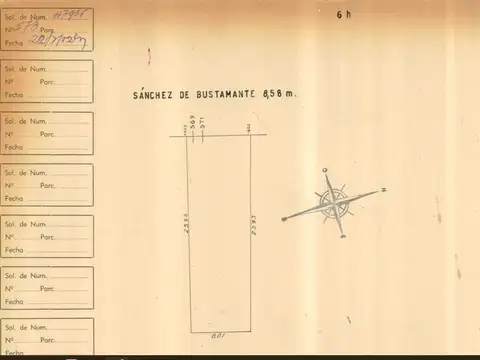 Terreno en Venta en Almagro, USD 425.000
