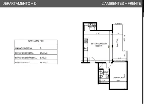Departamento en Venta 1 año