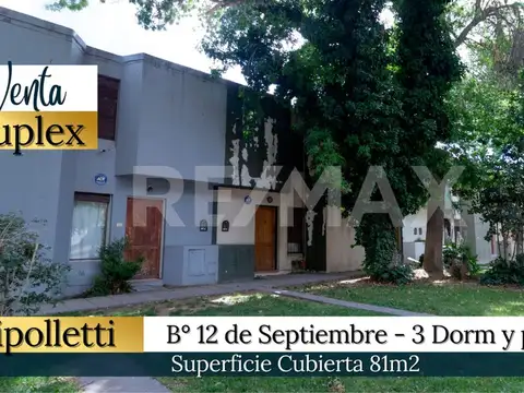 VENTA DUPLEX 3 DORM. PETIT CHALET, CIPOLLETTI