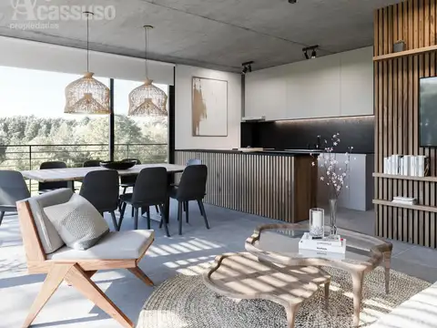 Departamento 3 ambientes con 2 baños