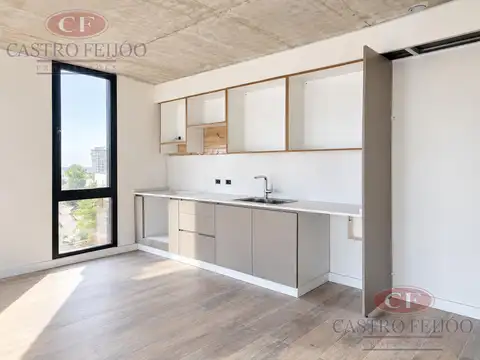 Departamento 2 ambientes con 1 baño