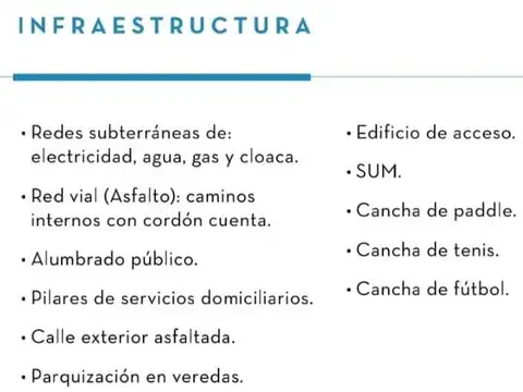 Terreno en Venta en Countries y Barrios Cerrados en Presidente Derqui, USD 27.100