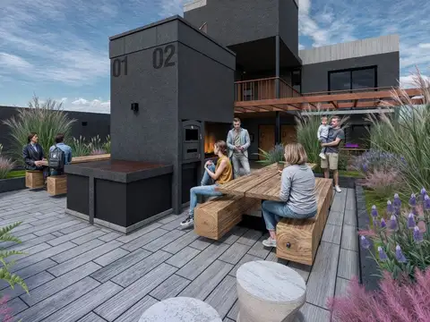 Depto 1 Dorm CON PATIO! B Providencia