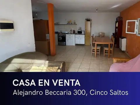CASA EN VENTA 3 DORMITORIOS | CINCO SALTOS