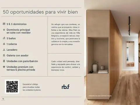 Departamento en Venta con 2 cocheras