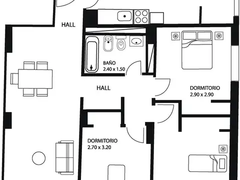 Departamento de 4 ambientes excelente ubicacion