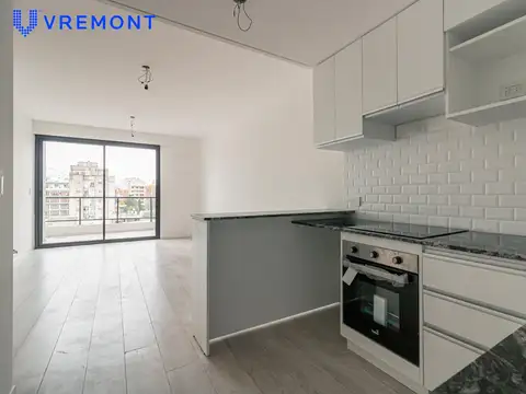 Departamento 2 ambientes con 1 baño