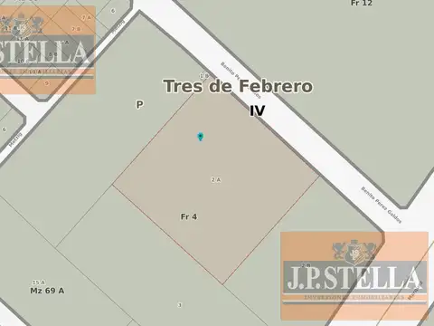 Terreno en Venta 94  mts Frente