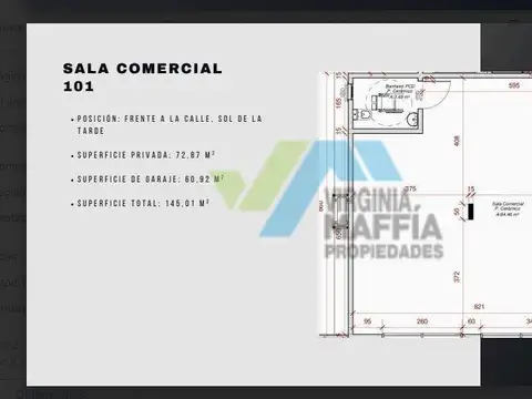 Departamento en Venta de Monoambiente