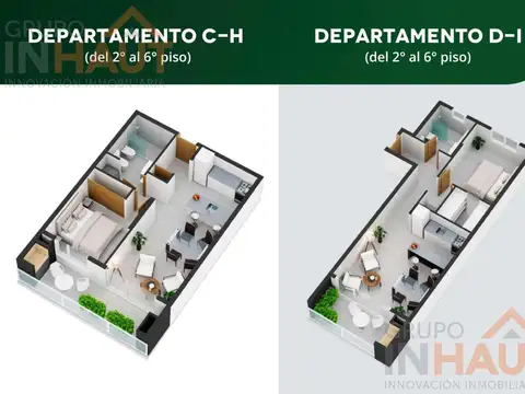 Departamento en Venta de 1 dormitorio
