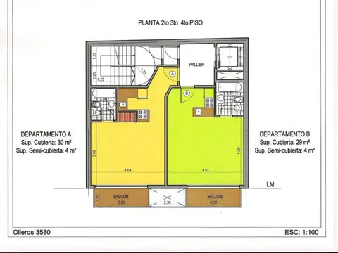 Departamento en Alquiler en Chacarita, $ 550.000
