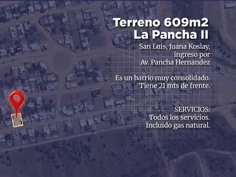 Terreno en Venta en Juana Koslay, USD 32.500