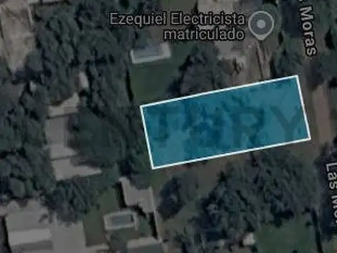Terreno en Venta 37,50  mts Fondo