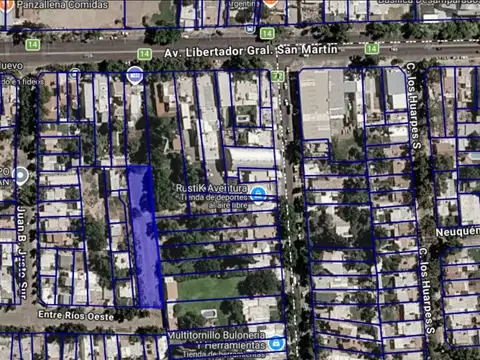 LOTE | 1688 M² | IDEAL DÚPLEX | TODOS LOS SERVICIOS | 17,5 M FRENTE | RIVADAVIA