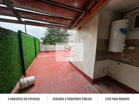 DEPARTAMENTO 3 AMBIENTES CON TERRAZA Y SIN EXPENSAS EN EL PALOMAR