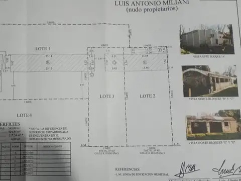 Terreno en Venta 15  mts Fondo