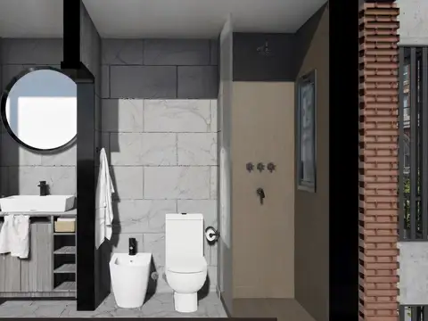 Departamento 2 ambientes con 1 baño