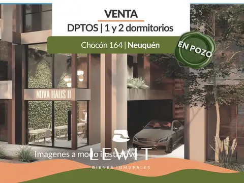 Venta en pozo departamentos | 1 y 2 dormitorios | balcón | cochera opcional | Neuquén capital
