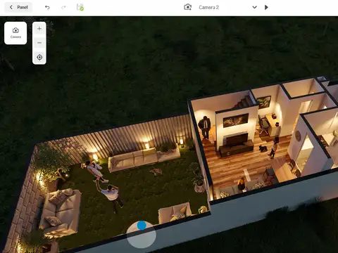 Casa 3 ambientes con 1 baño
