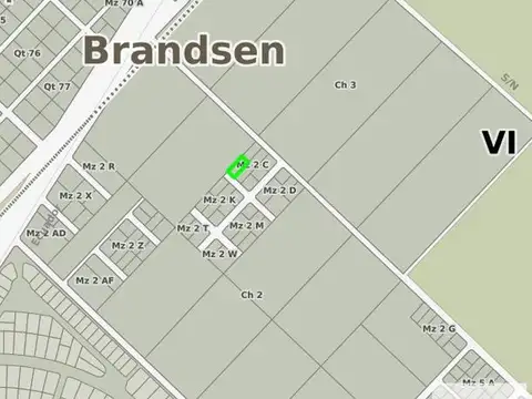 Terreno en Venta 20  mts Frente