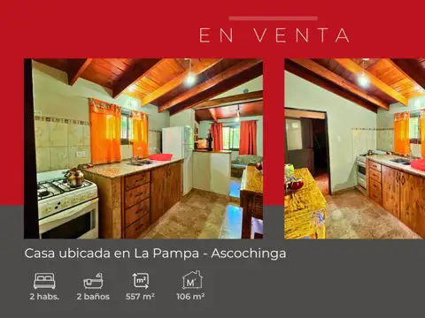 Casa ubicada en La Pampa – Ascochinga