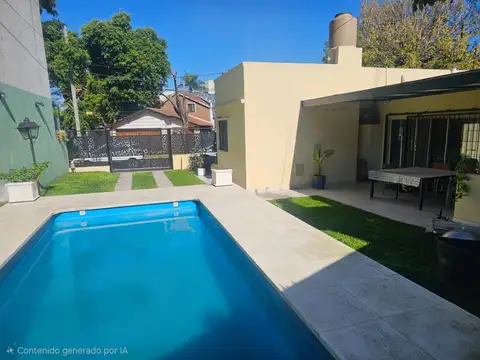 VENTAS CASA 3 AMBIENTES JARDIN PISCINA CASTELAR