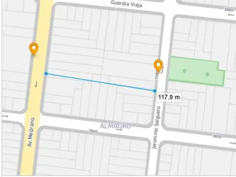 Terreno en Venta de 1053,0 m2