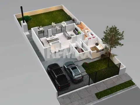 Casa 5 ambientes con 3 baños