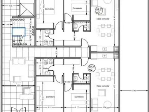 Departamento en Venta de 2 ambientes