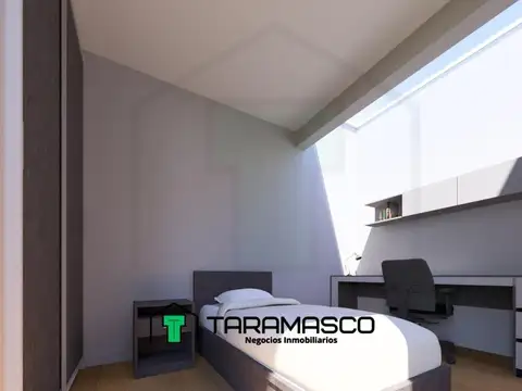 Depto Tipo Casa 3 ambientes con 2 baños
