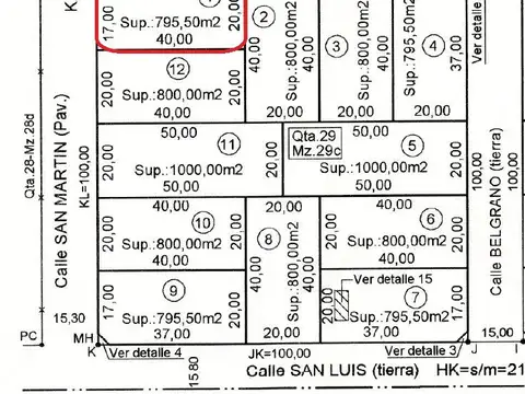 Terreno en Venta en Villa Lia, USD 32.000