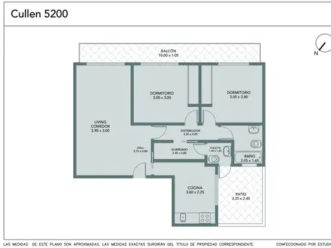 Departamento en Venta de 3 ambientes
