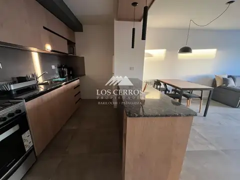 Alquiler de Departamento en Bariloche de  un dormitorio-impecable, luminoso  y amueblado