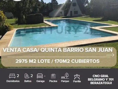Casa quinta en venta, Barrio San Juan, Berazategui