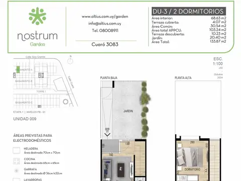 VENTA DUPLEX 2 DORMITORIOS NOSTRUM GARDEN PRADO