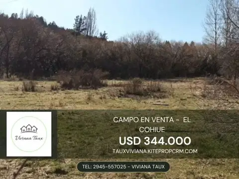 SE VENDE HERMOSO CAMPO