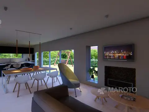 Casa 6 ambientes con 2 baños