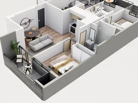 Departamento en Venta en Villa Saenz Peña, USD 78.500