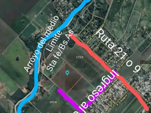 Campo en  San Nicolás