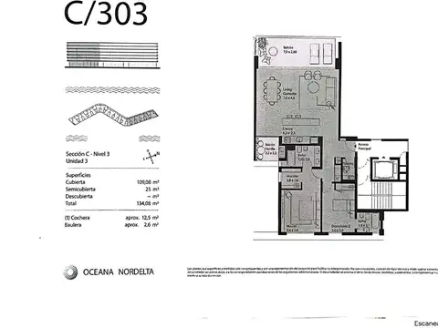 Departamento en Venta de 2 dormitorios