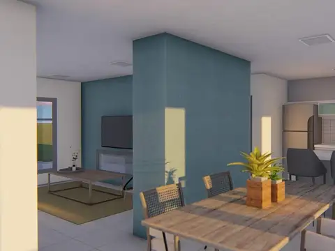 Departamento 3 ambientes con 2 baños