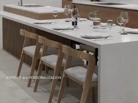 Departamento 3 ambientes con 2 baños