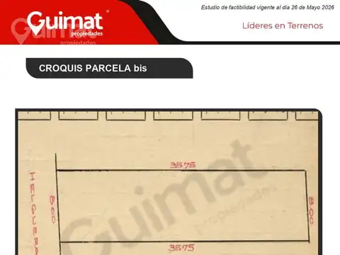 Terreno en Venta de 286,0 m2