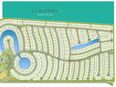La Alameda  Caceres 1862