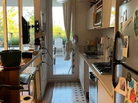 Departamento 2 ambientes con 2 baños