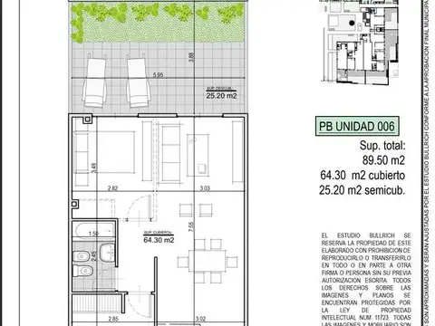 Departamento en Venta de 2 dormitorios