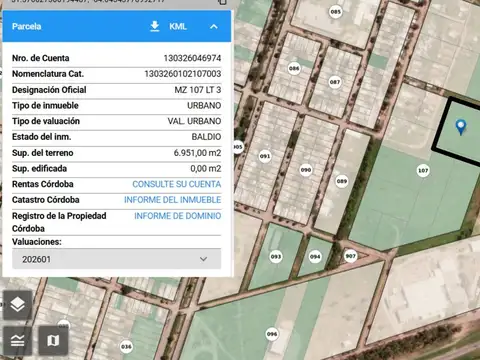 VENTA TERRENO  MALVINAS ARGENTINAS - 6591 M2