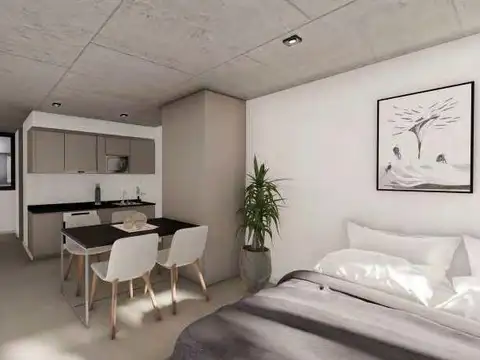 Departamento Monoambiente con 1 baño