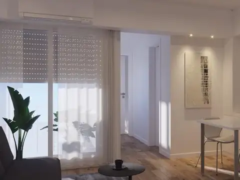 Departamento 2 ambientes con 1 baño